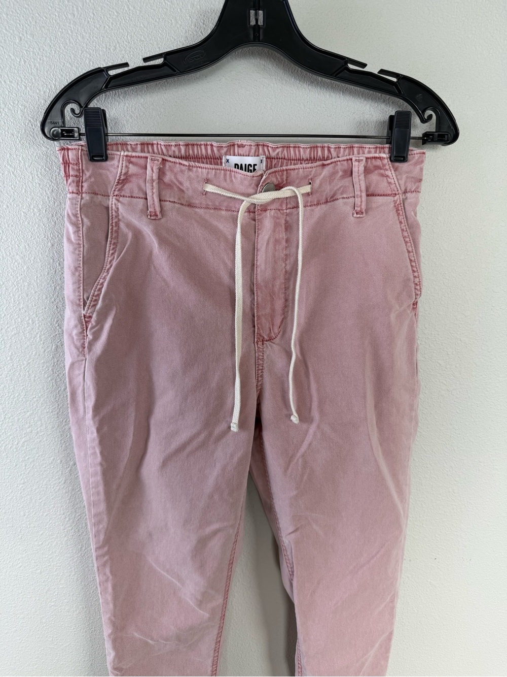 PAIGE Christy Pant Vintage Rouge Glow Pink Casual Women’s Size 27 - Picture 4 of 11